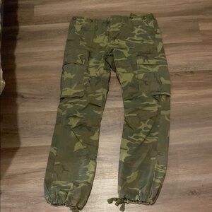 MNML Green and Brown Cargo Pants